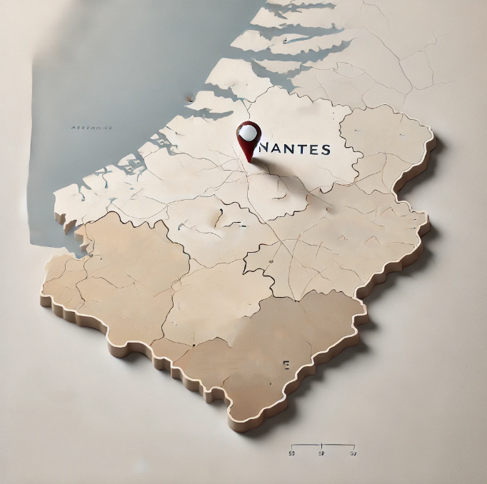 Carte grand ouest nantes
