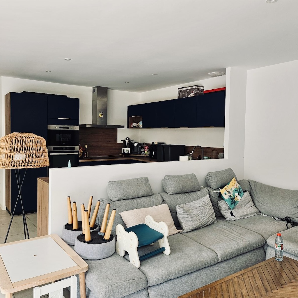 Projet claustra bois haute goulaine avant projet
