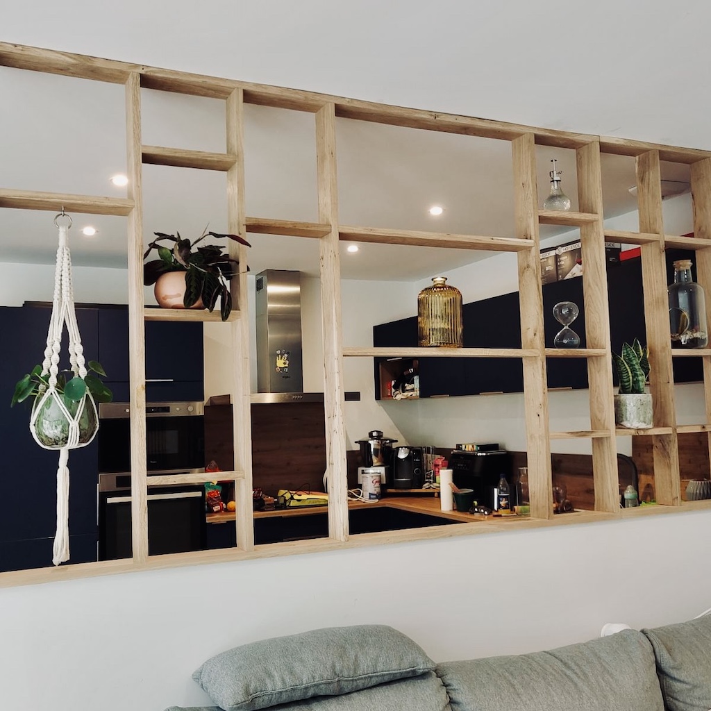 Projet claustra bois haute goulaine