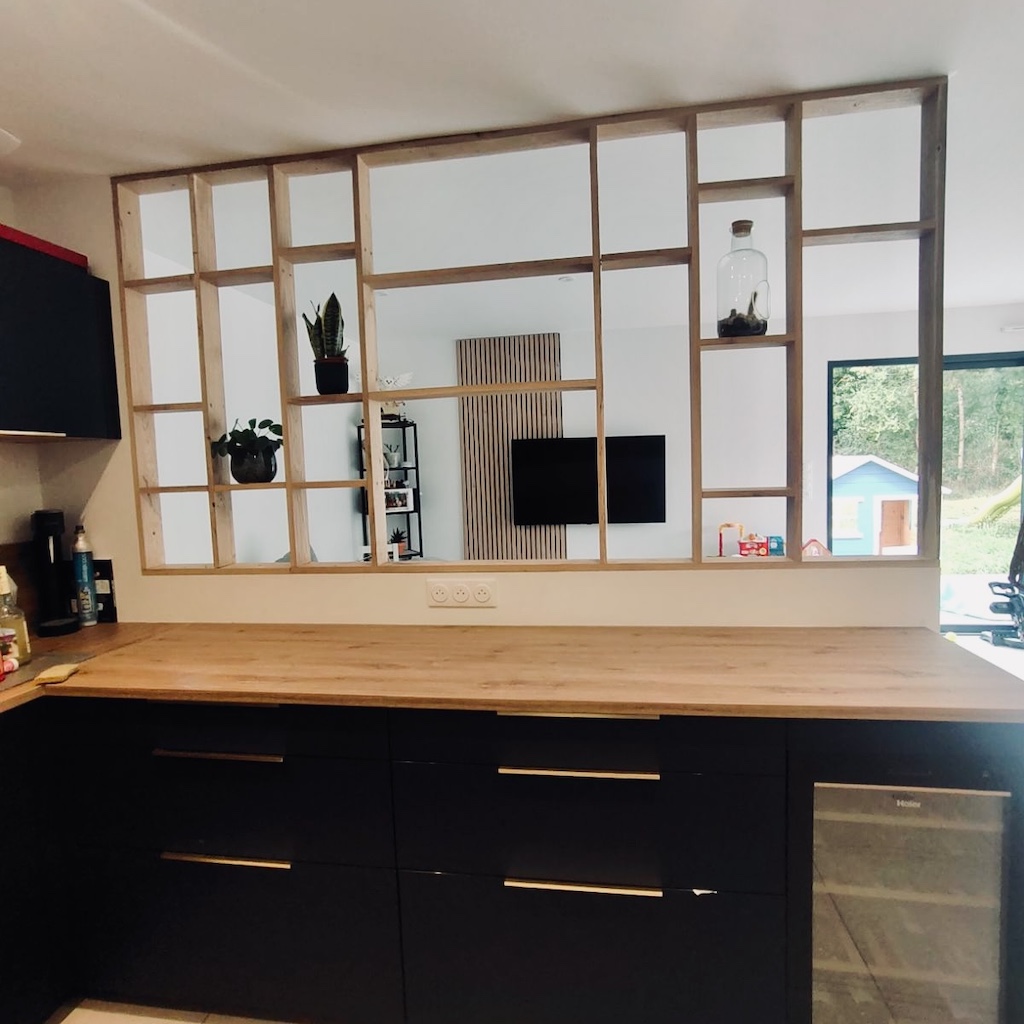 Projet claustra bois haute goulaine