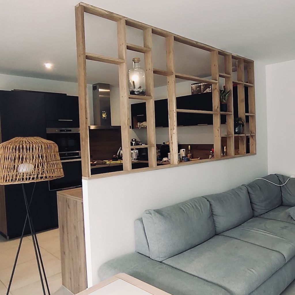 Projet claustra bois haute goulaine