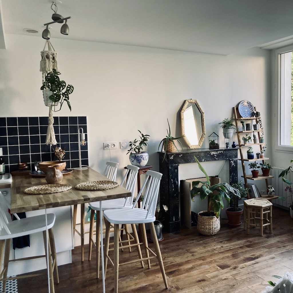 Pièce de vie après travaux