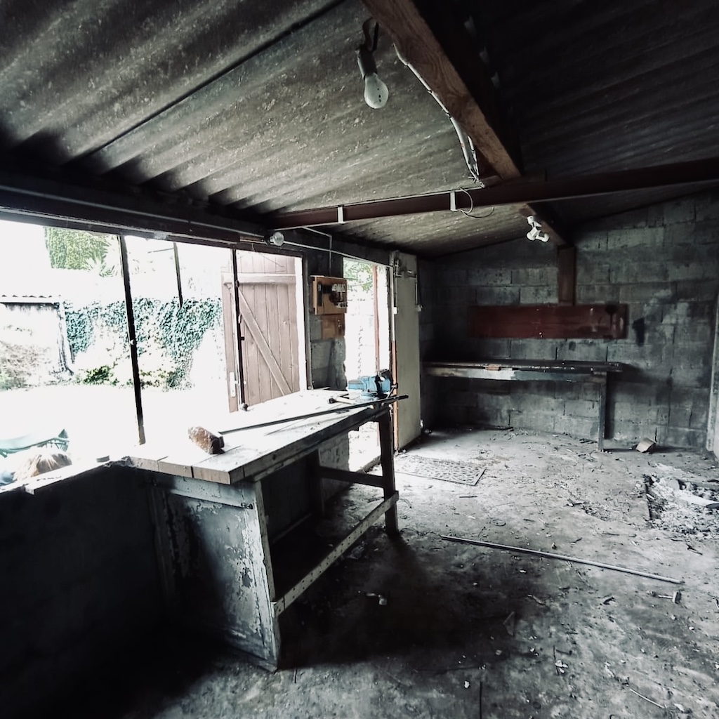 Projet rénovation atelier nantes avant travaux